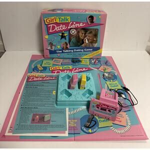 Girl Talk Date Line Taking Dating Board Game 100% Complete Speaker Cassette